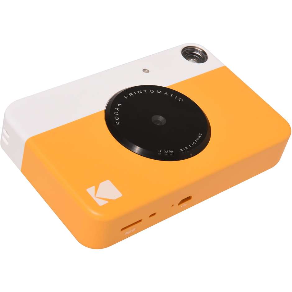 Kodak Printomatic Macchina fotografica istantanea Colore Bianco, Giallo