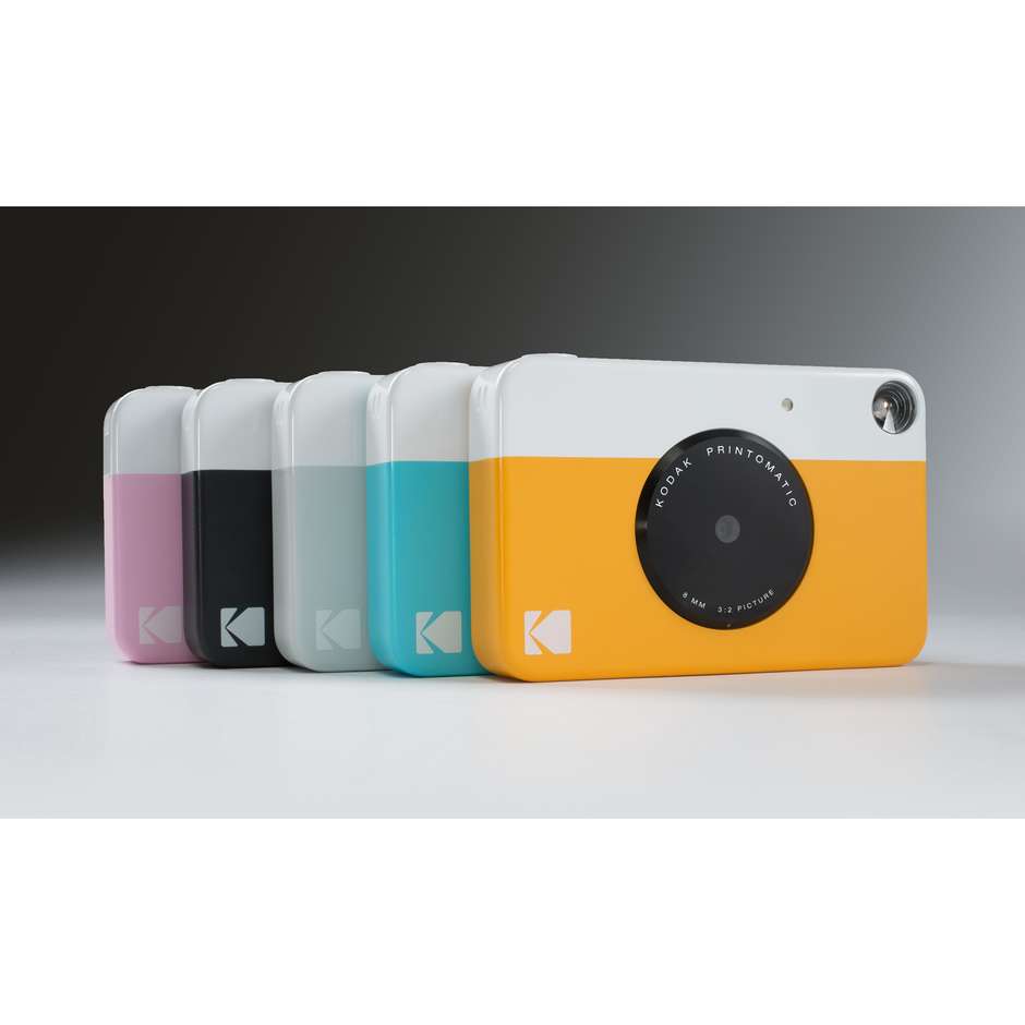 Kodak Printomatic Macchina fotografica istantanea Colore Bianco, Giallo