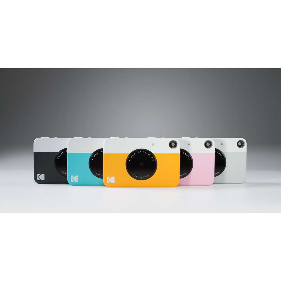 Kodak Printomatic Macchina fotografica istantanea Colore Bianco, Giallo