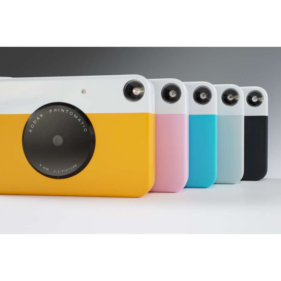 Kodak Printomatic Macchina fotografica istantanea Colore Bianco, Giallo