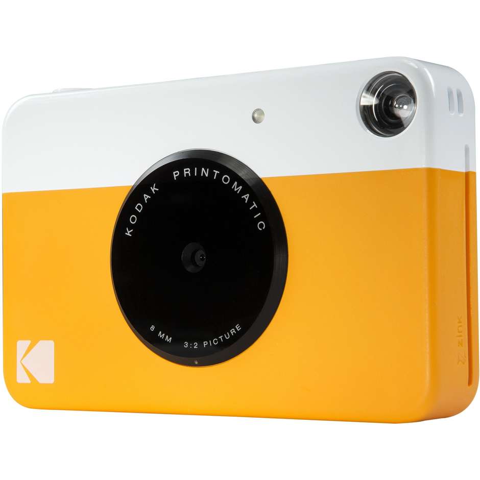 Kodak Printomatic Macchina fotografica istantanea Colore Bianco, Giallo
