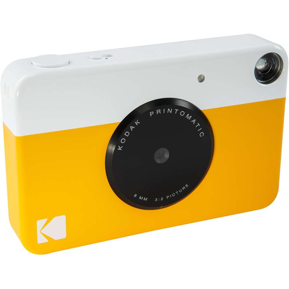 Kodak Printomatic Macchina fotografica istantanea Colore Bianco, Giallo