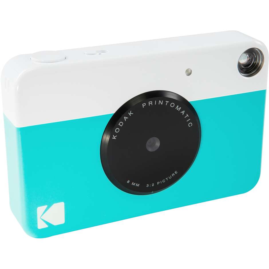 Kodak Printomatic Macchina fotografica istantanea Colore Blu, Bianco