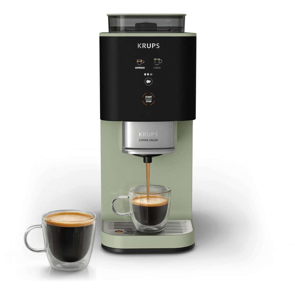 Krups Coffee Crush SA401L Macchina Espresso Automatica Verde