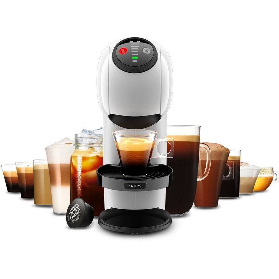 Krups Genio S White macchina a capsule Dolce Gusto bianca, serbatoio 0,8 L