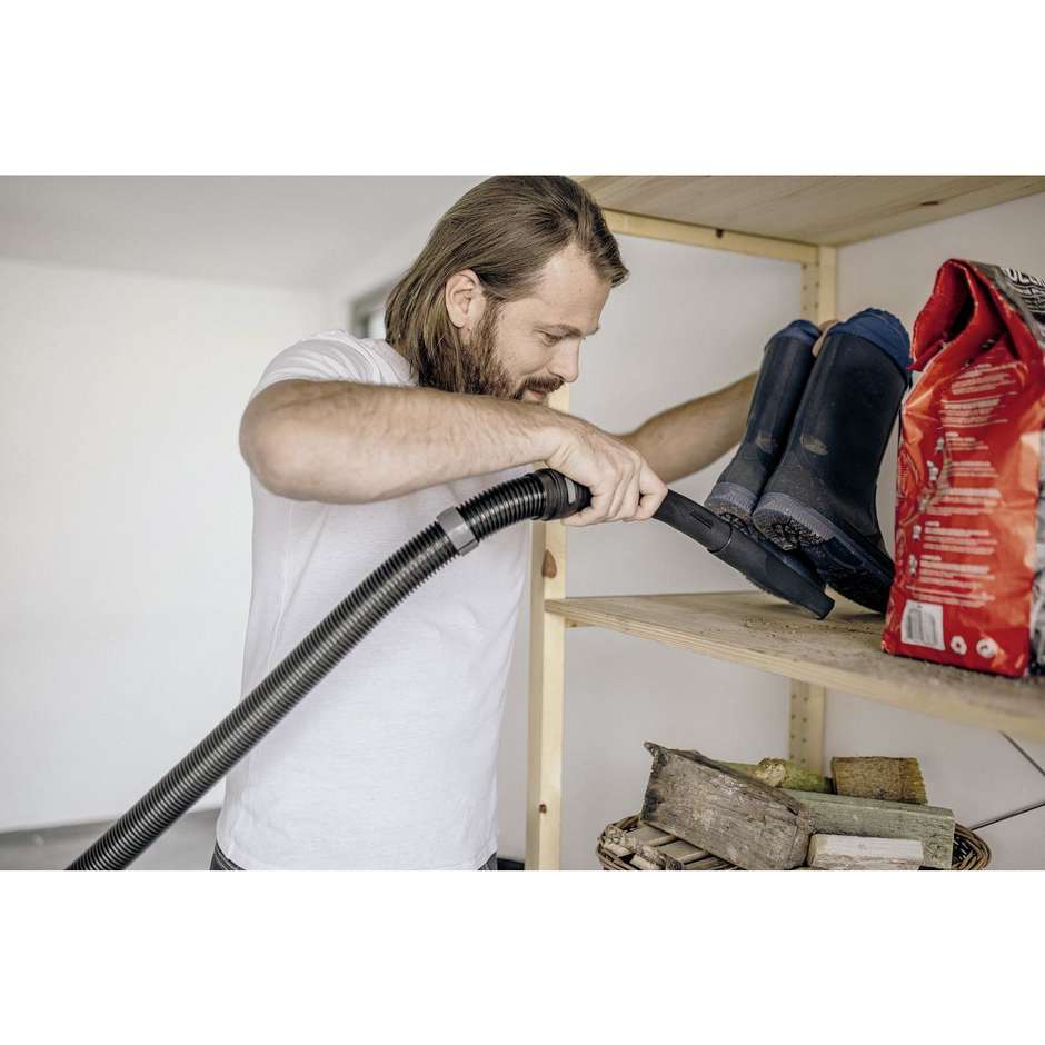 Kärcher KWD 3 V-17 Bidone Aspiratutto Solidi e Liquidi 1000 W – Serbatoio 17 L – Nero e Giallo