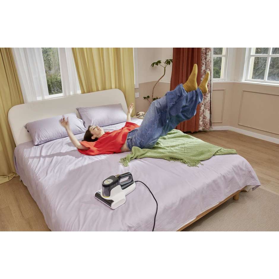Kärcher VCH 4 UVCLEAN Aspirapolvere Senza Fili UV-C Nero/Bianco