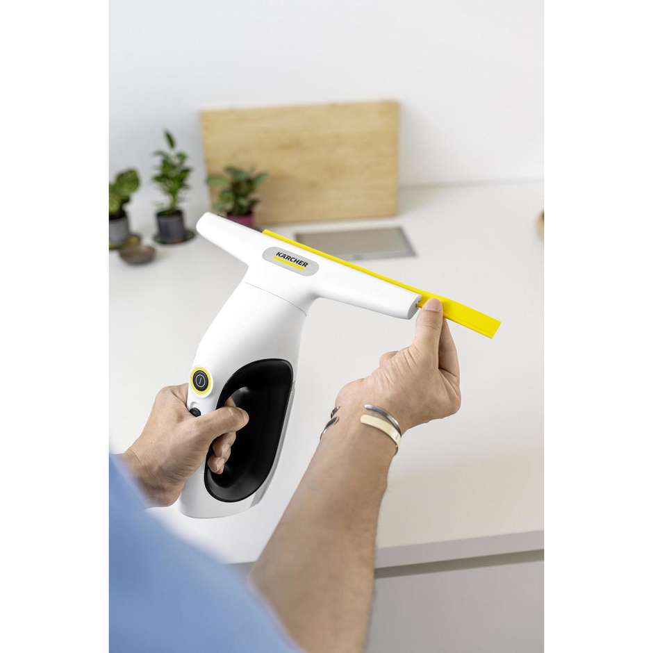 Kärcher WV 2 Universal Care Pulitore Finestre Elettrico Senza Fili Nero/Giallo