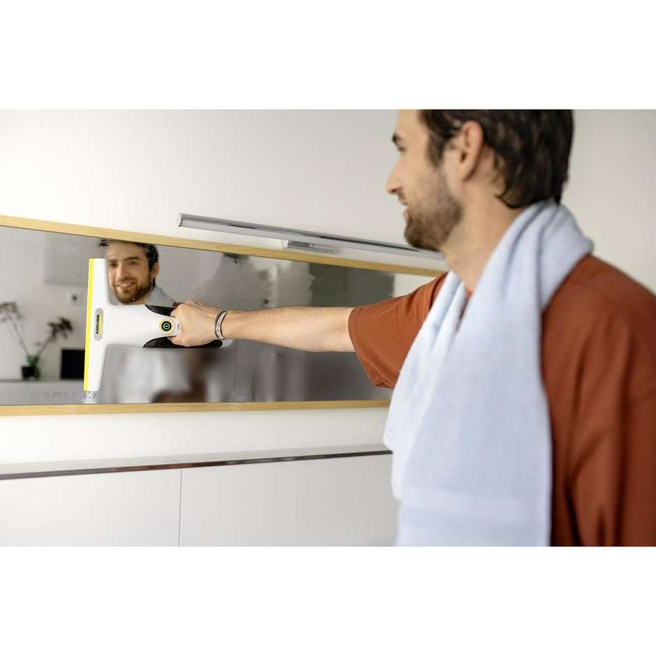 Kärcher WV 2 Universal Care Pulitore Finestre Elettrico Senza Fili Nero/Giallo