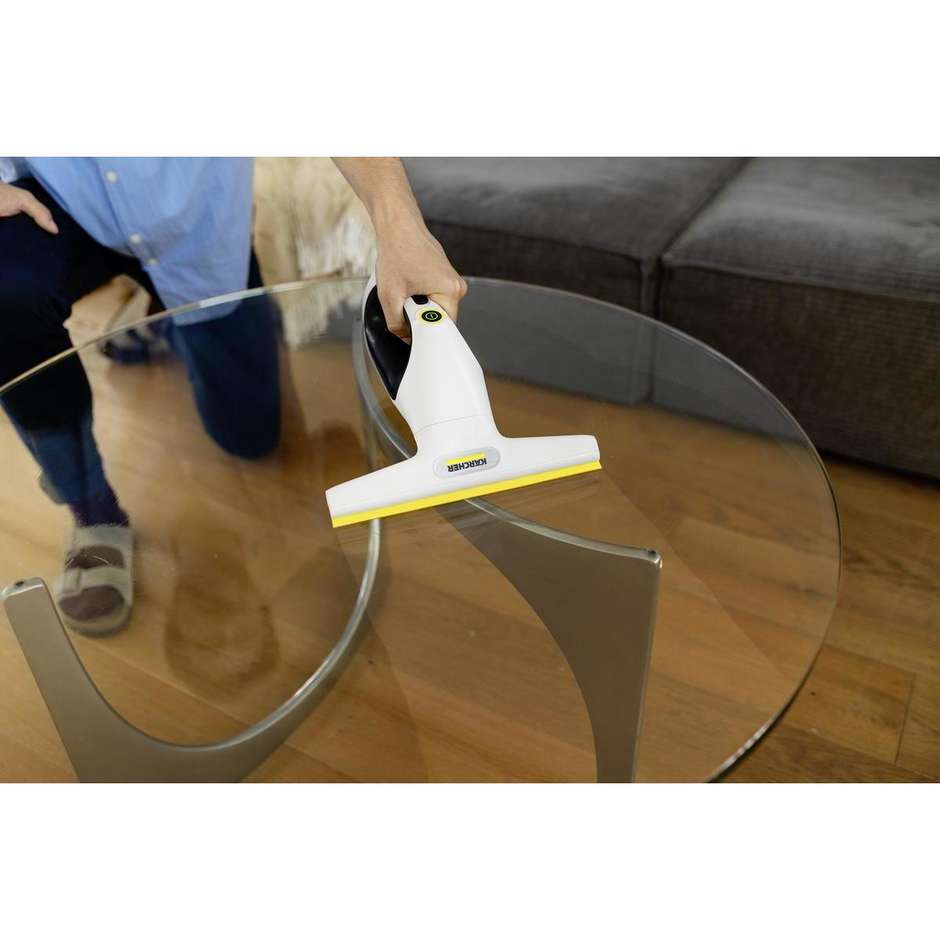 Kärcher WV 2 Universal Care Pulitore Finestre Elettrico Senza Fili Nero/Giallo