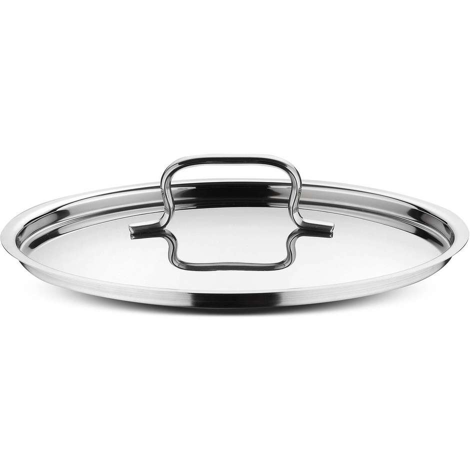 Lagostina 7116001380 set pentole 24 pz acciaio inox antiaderente