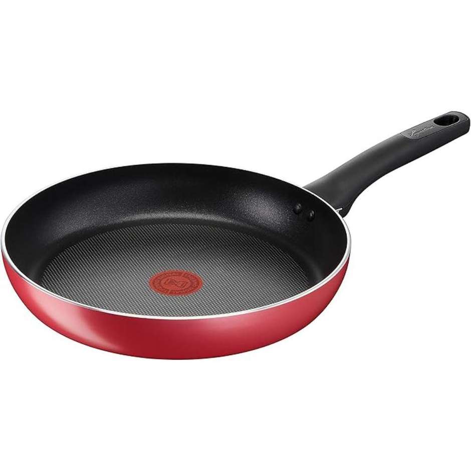 Lagostina Cucina Mediterranea Padella Antiaderente Maxi Ø 30 cm Rivestimento Titanium Easy Rosso