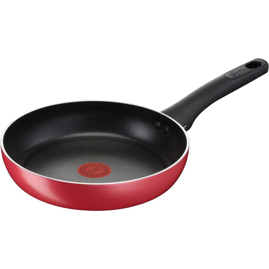 Lagostina Cucina Mediterranea Padella antiaderente Ø 26 cm Titanium Easy rossa