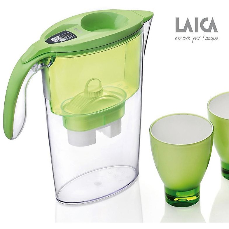 Laica J432H Caraffa filtrante per acqua Capacità 2,25 L colore Verde -  Casalinghi gasatori e filtraggio acqua - ClickForShop