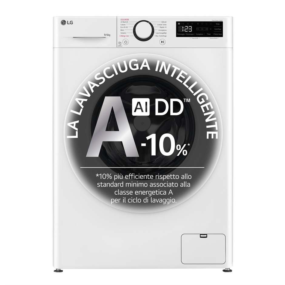 lavasciuga 9+6 a-10% vap wifi aidd