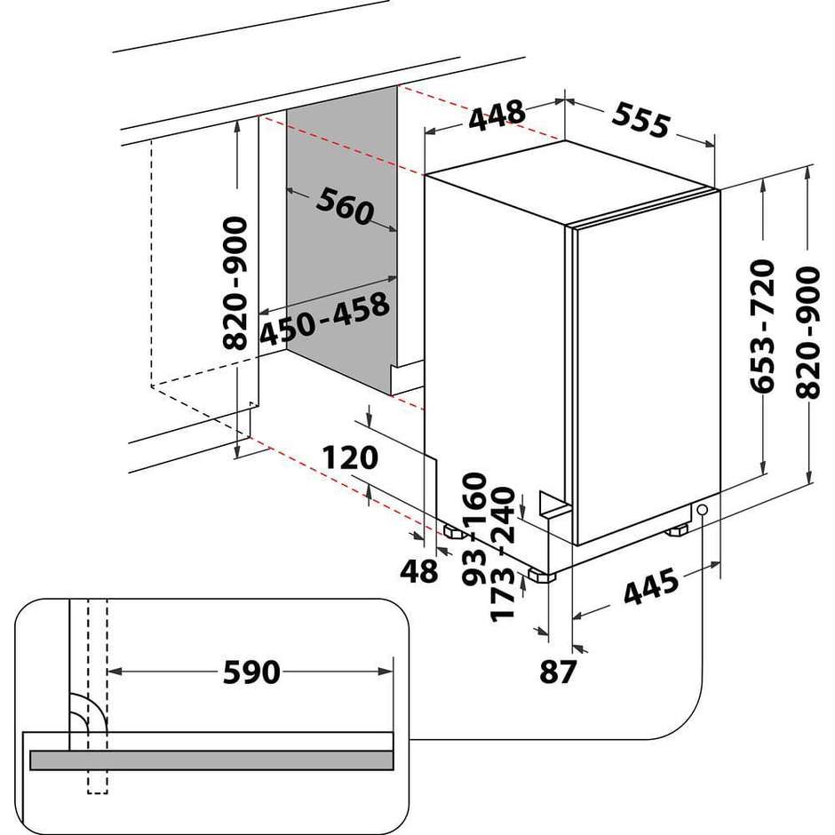 lavast inc 45cm 11c 5pr 46db d 3cesto inv actived