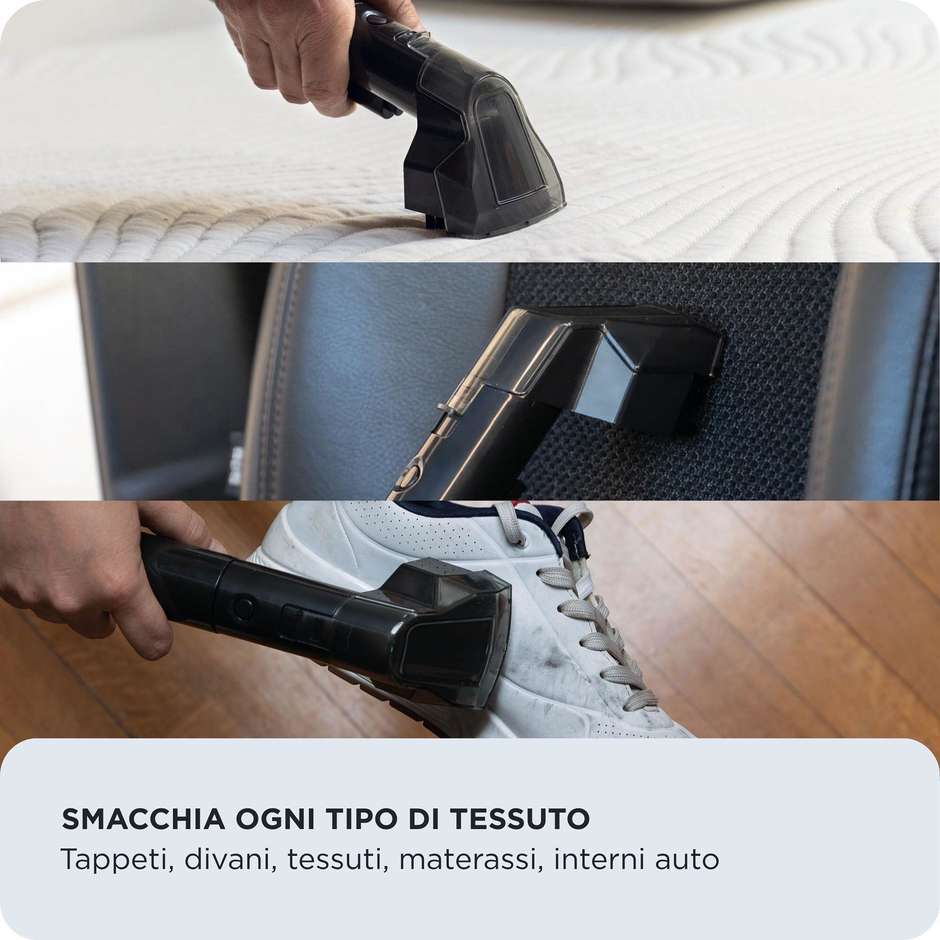 lavatappeti/moquette/tappez vapore portatile