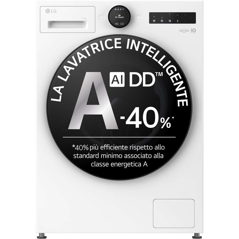 lavatrice cf 11kg 1400g a-10% inv vap turbowash w