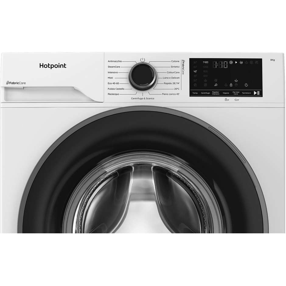 lavatrice cf 8kg 1400g a-30% inv vap disp digital