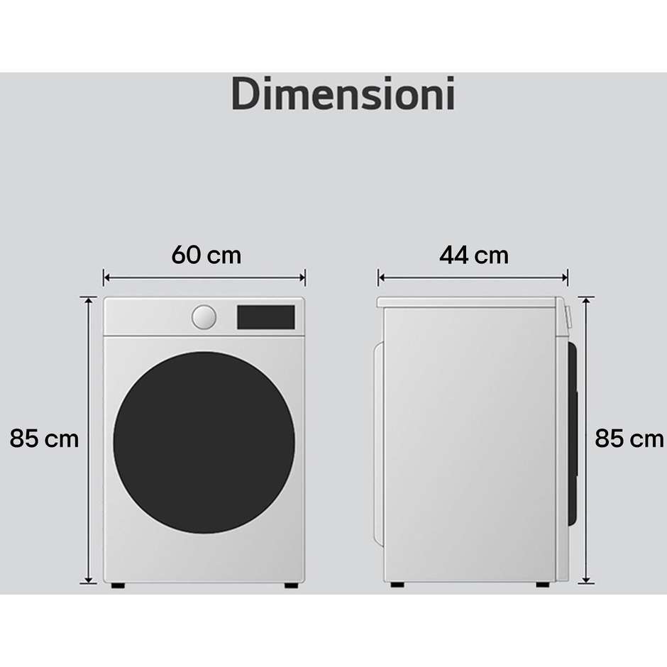 lavatrice snella 44cm 7kg 1200g a vap