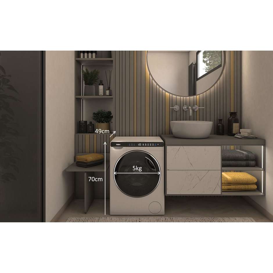 lavatrice snella 45cm 5kg 1200g h70 inv vap