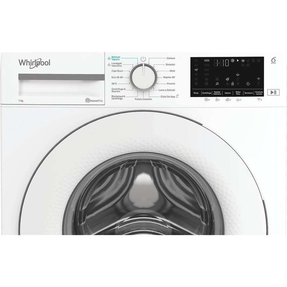 lavatrice snella 46cm 7kg 1200g a inv vap wifi ob