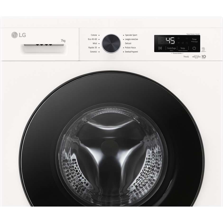 lavatrice snella 47cm 7kg 1400g a-30% vap direcmo