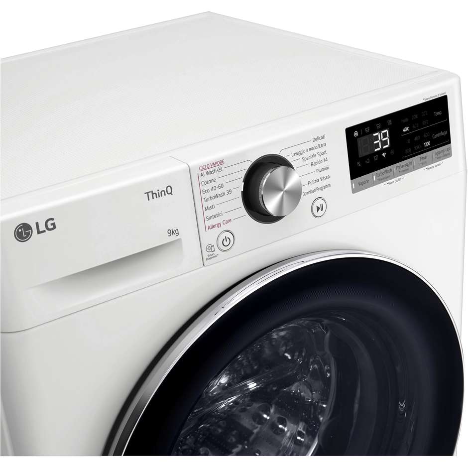 lavatrice snella 47m 9kg 1200g a-10% vap turbowas