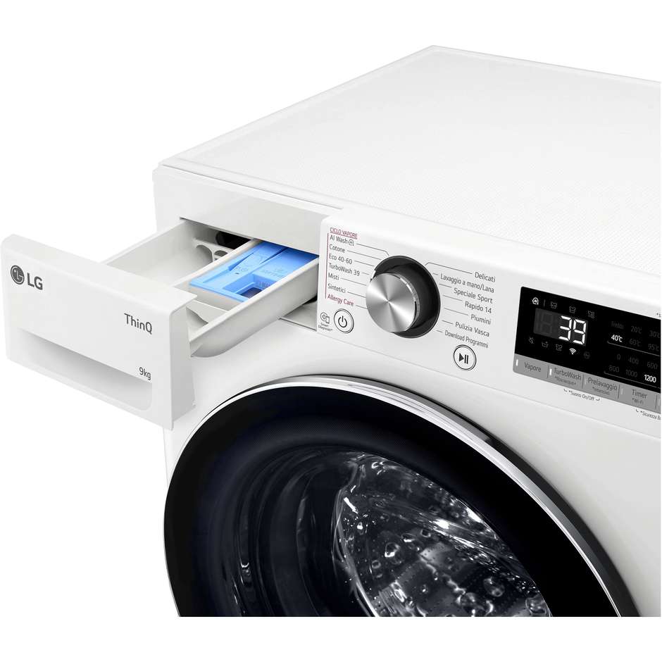 lavatrice snella 47m 9kg 1200g a-10% vap turbowas
