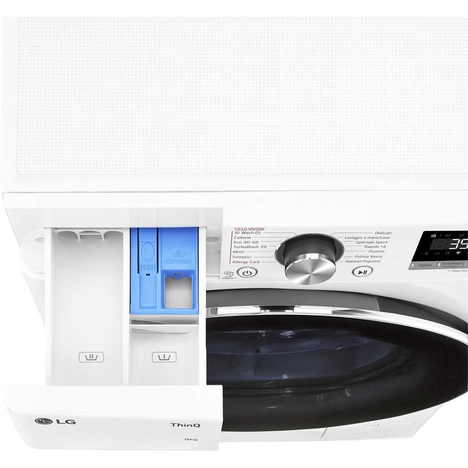 lavatrice snella 47m 9kg 1200g a-10% vap turbowas