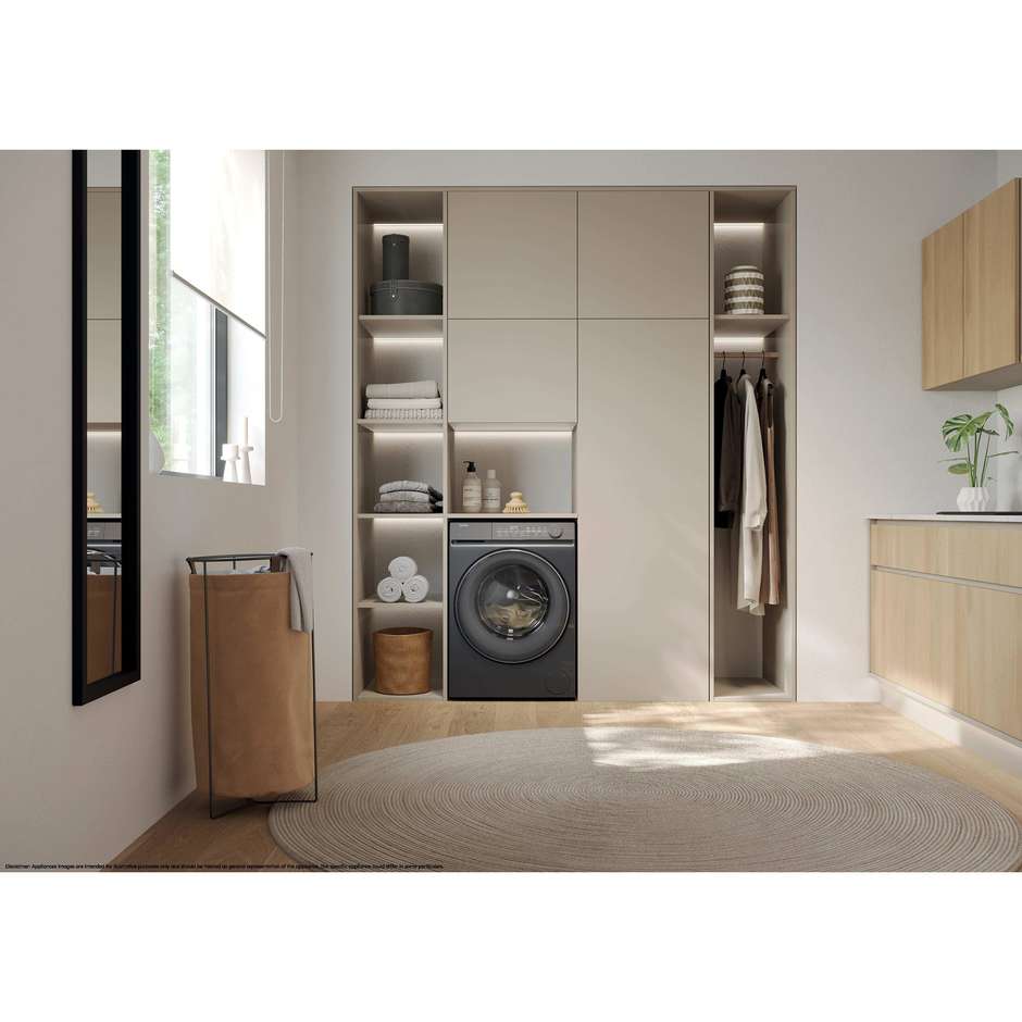 lavatrice snella 9kg 1400g a-25% antracite touch