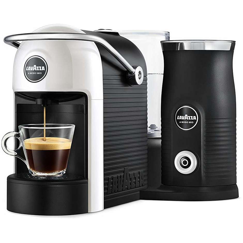 Lavazza Jolie&Milk macchina del caffè capsule 1250 Watt con cappuccinatore colore bianco