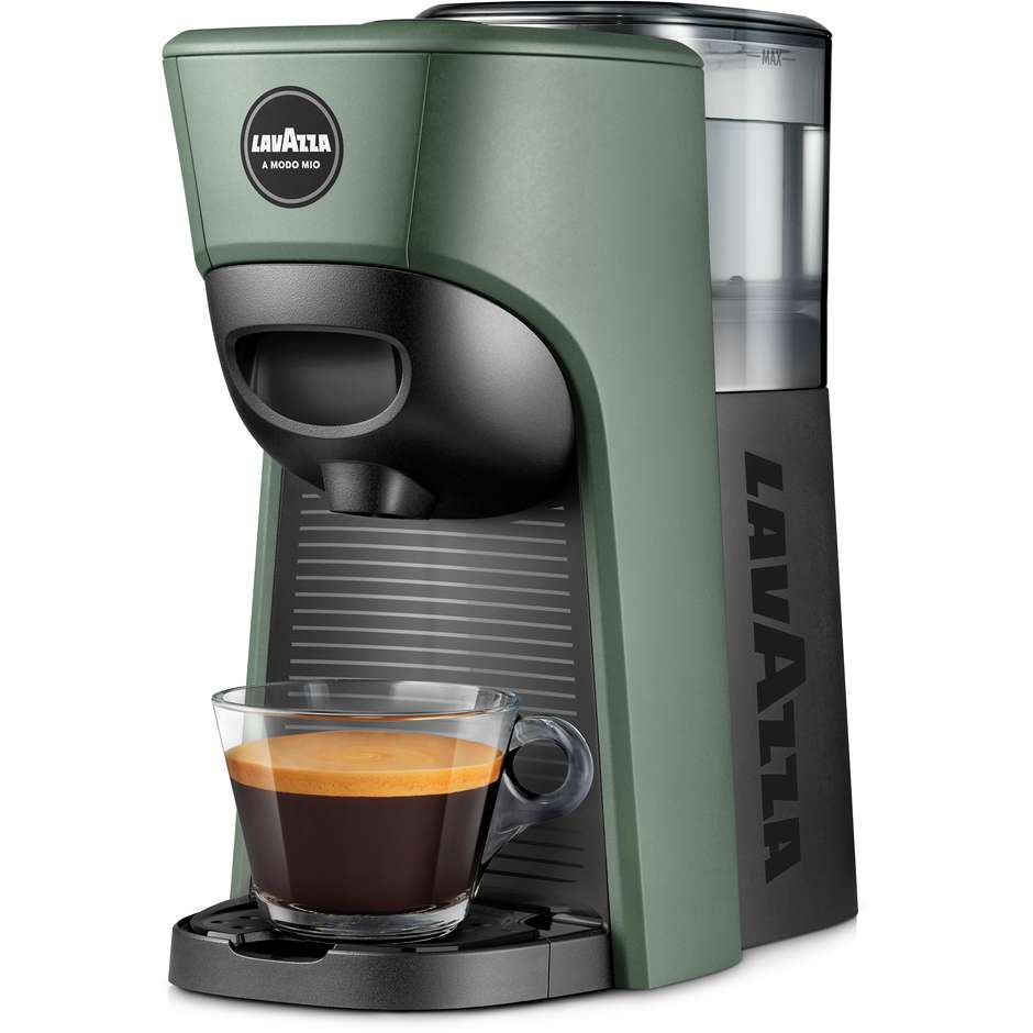 Lavazza TINYECOGRE Macchina del caffè a capsule Potenza 1450 W Capacità 0,6 L Colore Nero, Verde