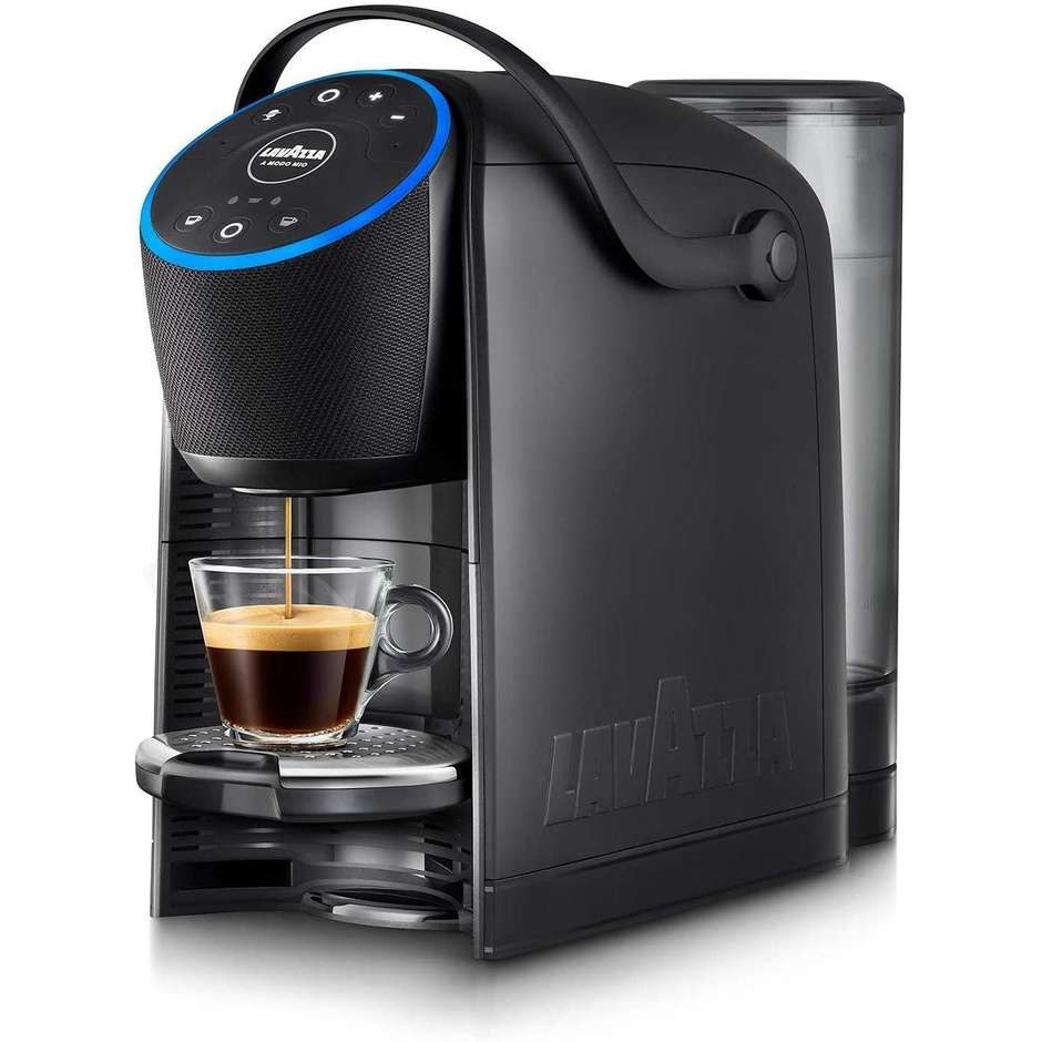 Lavazza VOICY BLACK Macchina da Caffè Espresso con Alexa Potenza 1450 W colore nero