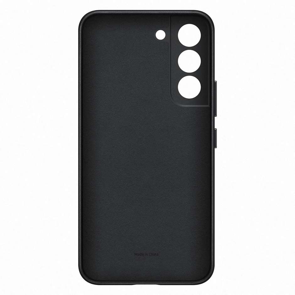 leather cover galaxy s22 black