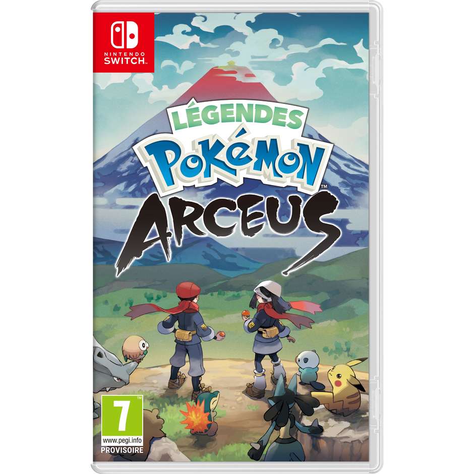 Leggende Pokémon: Arceus per Nintendo Switch Gioco di Ruolo d'Azione Cattura in Tempo Reale Regione di Hisui Scheda di Gioco