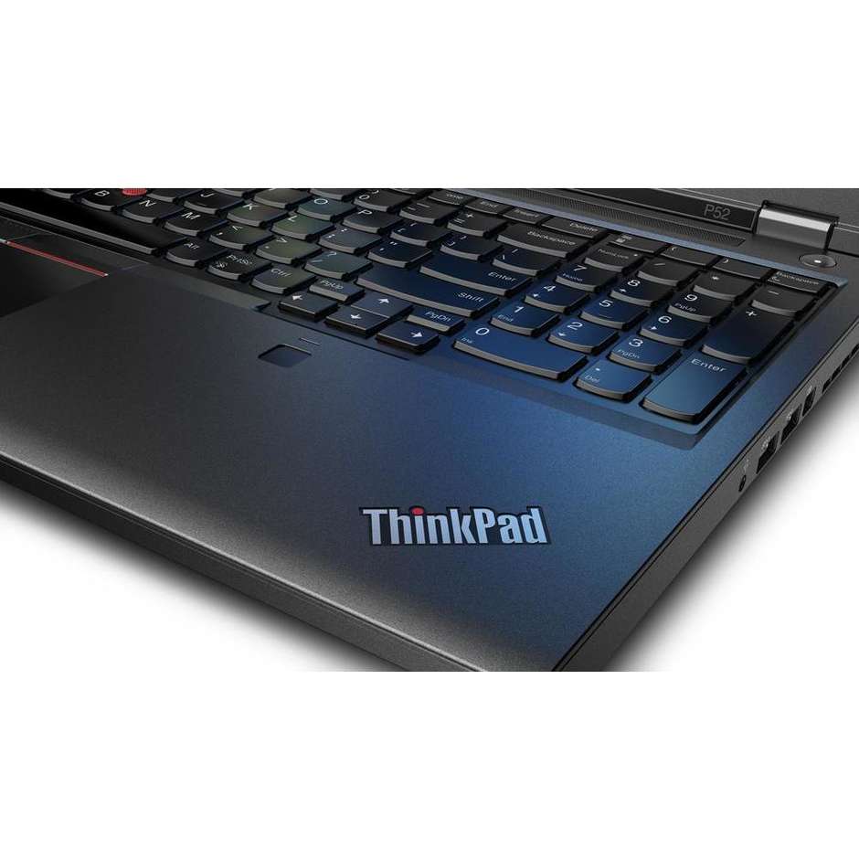 Lenovo 20M90017IX ThinkPad P52 Notebook 15.6" Intel Core i7-8850H Ram 16 GB SSD 512 GB Windows 10 Pro