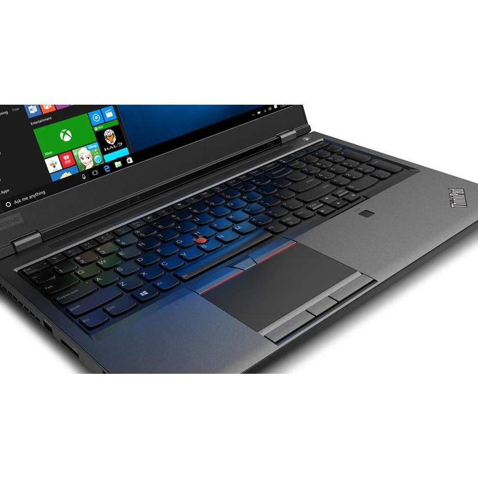 Lenovo 20M9001FIX ThinkPad P52 Notebook 15.6" Intel Core i7-8750H Ram 8 GB SSD 256 GB Windows 10 Pro