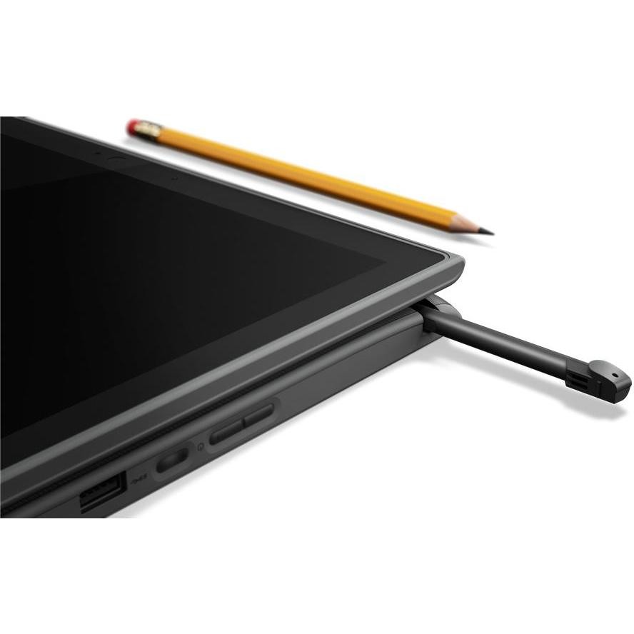 Lenovo 300e Notebook 2-in-1 11,6'' HD Intel Celeron Ram 4 GB SSD 128 Gb Windows 10 Pro colore nero