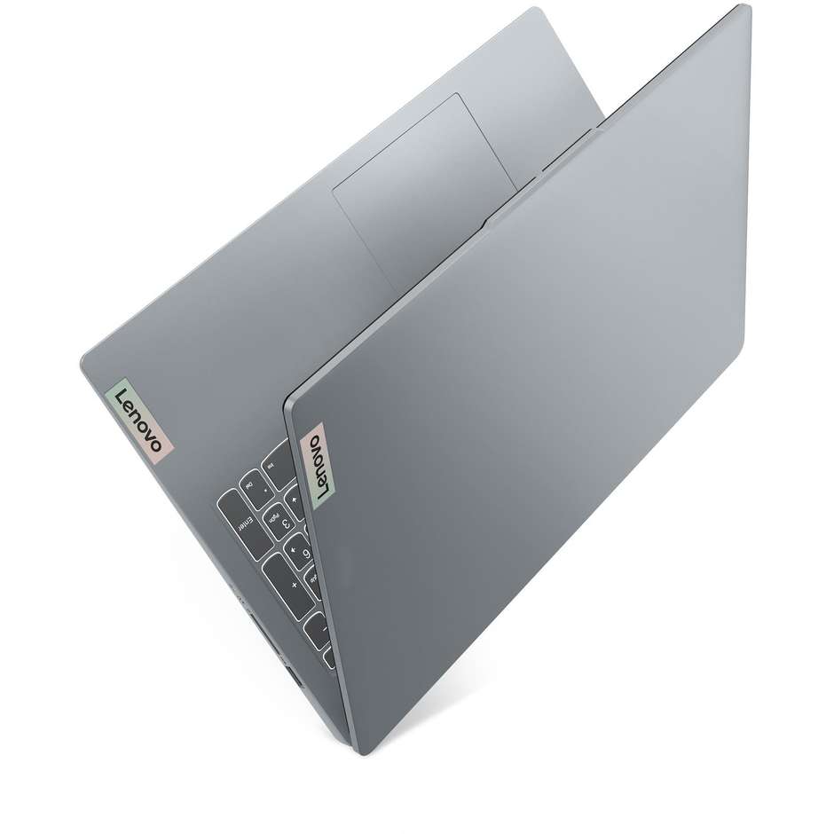 Lenovo 82XQ004GIX Notebook 15" Ram 8 GB Memoria 256 GB Windows 11 Home in S mode Colore Grigio