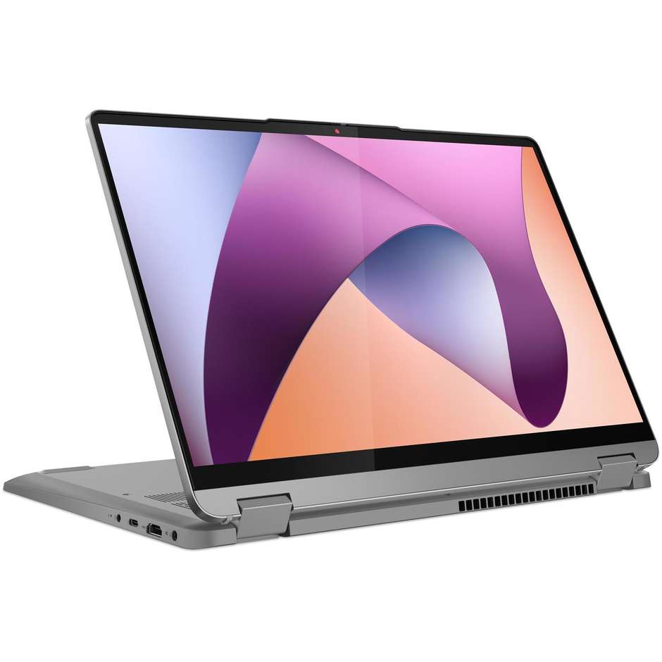 Lenovo 82XX00CVIX Notebook Convertibile 14" Ram 16 GB Memoria 512 GB Windows 11 Home Colore Grigio