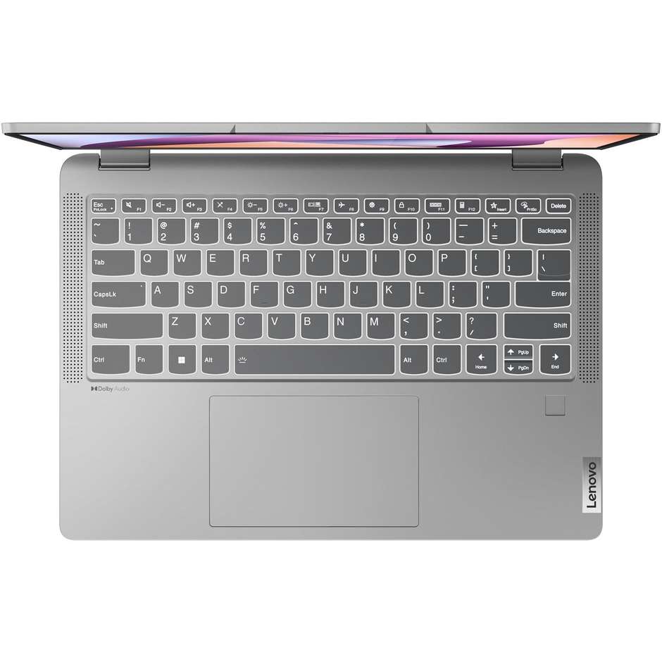 Lenovo 82XX00CVIX Notebook Convertibile 14" Ram 16 GB Memoria 512 GB Windows 11 Home Colore Grigio