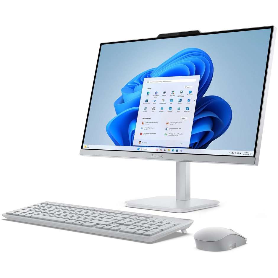 Lenovo A100 All-in-One 23,8″ Full HD, Intel N100, 8 GB RAM, SSD 512 GB, Windows 11 Home