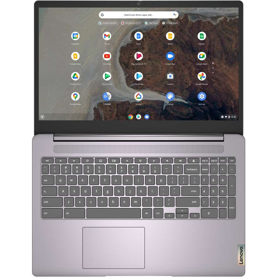 Lenovo CI18355 Notebook 15" Ram 4 GB Memoria 64 GB Colore Grigio