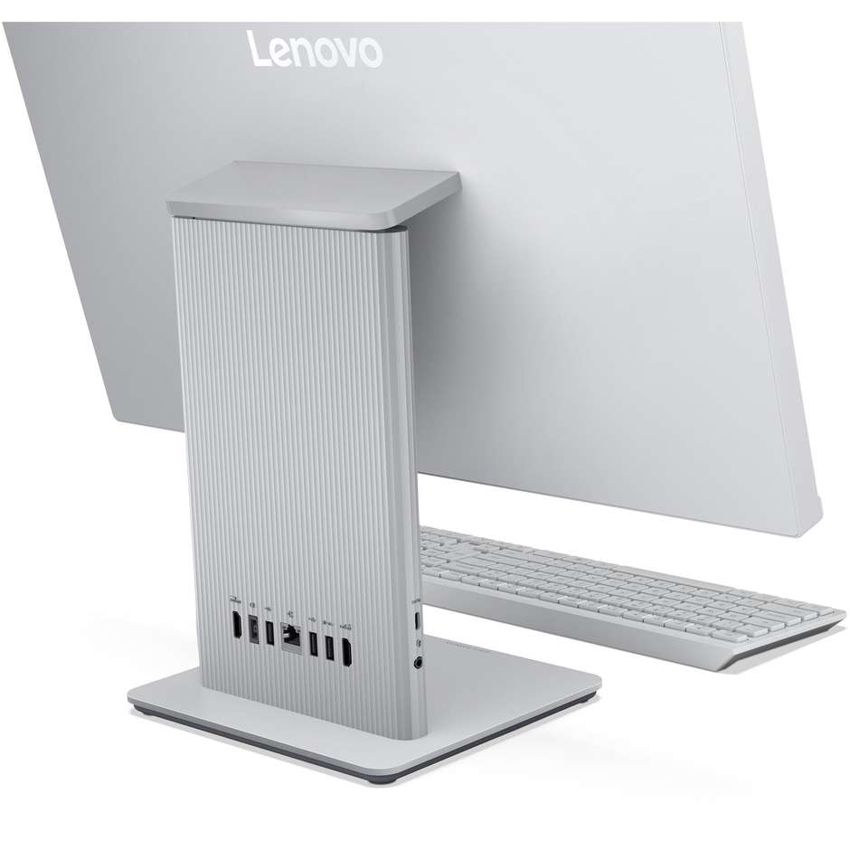 Lenovo F0HR0016IX PC All In One 23.8'' Full HD AMD Ryzen 5 Ram 16 GB Memoria 512 GB 250 cd/m² Colore Grigio