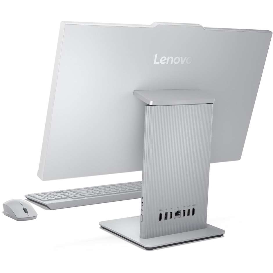 Lenovo F0HR0016IX PC All In One 23.8'' Full HD AMD Ryzen 5 Ram 16 GB Memoria 512 GB 250 cd/m² Colore Grigio
