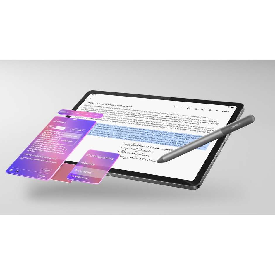 Lenovo Idea Tab 11" 2.5K 90Hz 8GB 256GB Wi-Fi Luna Grey con Tab Pen