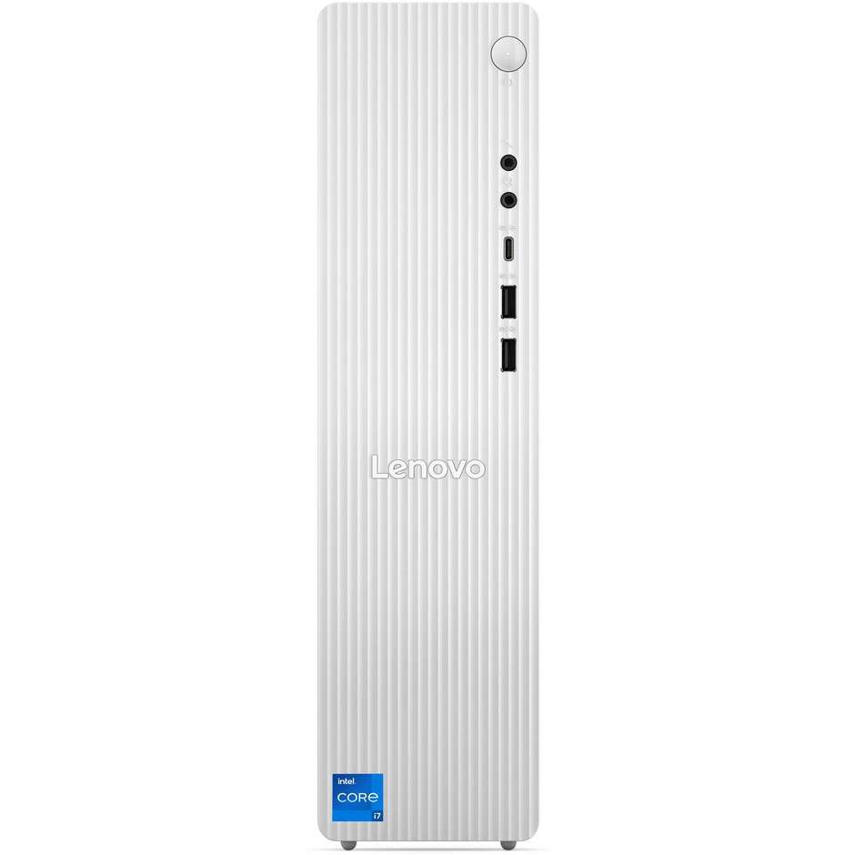 Lenovo IdeaCentre Tower 14IRH8 PC Desktop Intel Core i5-13420H RAM 16 GB SSD 512 GB Windows 11 Home Grigio (90XW004QIX)