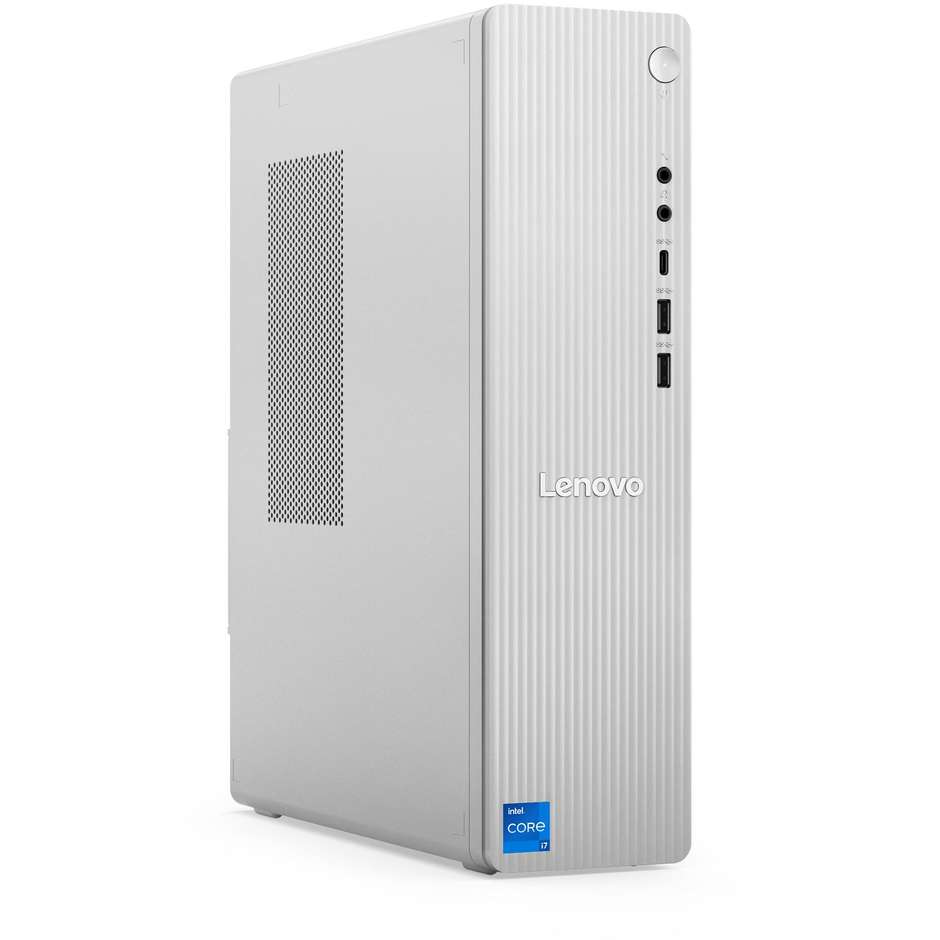 Lenovo IdeaCentre Tower 14IRH8 PC Desktop Intel Core i5-13420H RAM 16 GB SSD 512 GB Windows 11 Home Grigio (90XW004QIX)