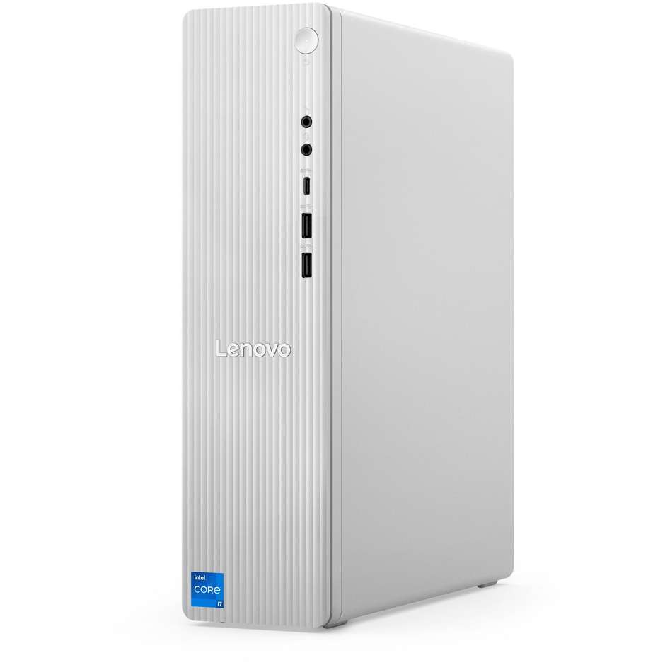 Lenovo IdeaCentre Tower 14IRH8 PC Desktop Intel Core i5-13420H RAM 16 GB SSD 512 GB Windows 11 Home Grigio (90XW004QIX)
